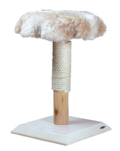 TRIXIE Škrabadlo pro kočku "Etosha" 70 cm, strakaté bílé/béžové