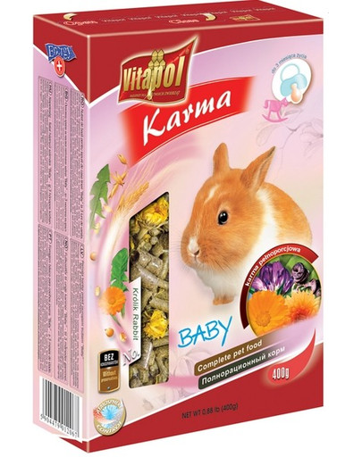 VITAPOL Krmivo pro králíka BABY 400g