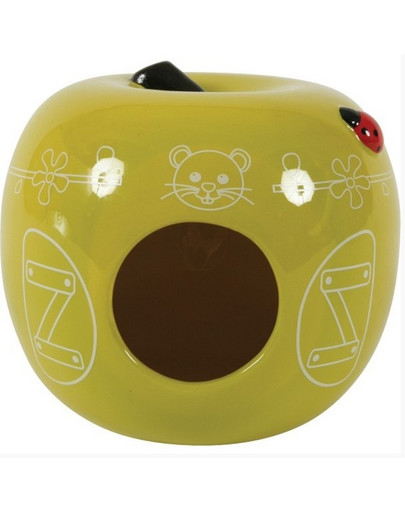 ZOLUX Domek pro hlodavce jablko zelený