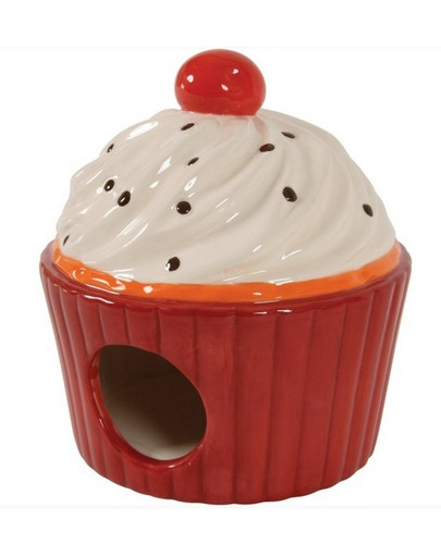 ZOLUX Domek pro hlodavce Cup Cake červený