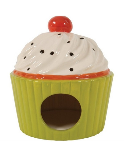 ZOLUX Domek pro hlodavce Cup Cake zelený