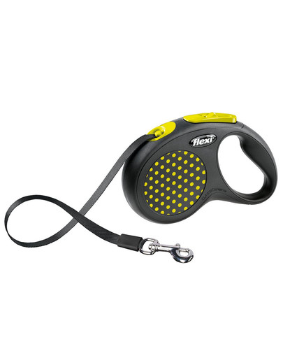 FLEXI Vodítko Design S  5m žluté