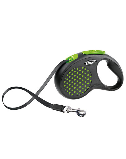 FLEXI Vodítko Design S  5m zelené