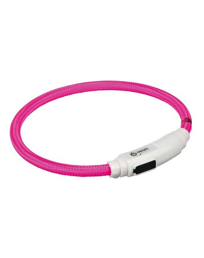 TRIXIE Svítící kroužek USB na krk  pro kočky 35 cm
