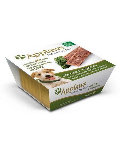 APPLAWS Paštika pro psa jehněčí se zeleninou 150 g
