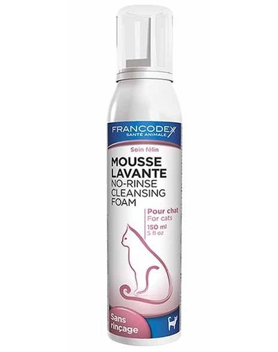 FRANCODEX Čistící pěna pro kočky bezoplachová 150 ml