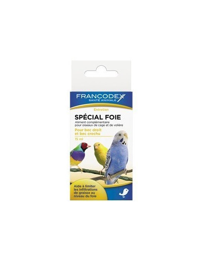 FRANCODEX čistič jater pro ptáky15 ml