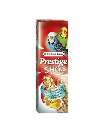 VERSELE-LAGA Prestige Sticks Budgies Exotic Fruit 60 g Ovocná tyč pro andulku