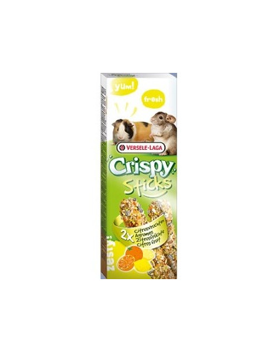 VERSELE-LAGA Crispy Stick Guinea Pigs-Chinchillas Citrus Fruit 70 g