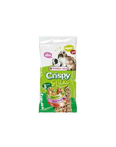 VERSELE-LAGA Crispy Sticks Herbivores Triple Variety Pack 165 g 