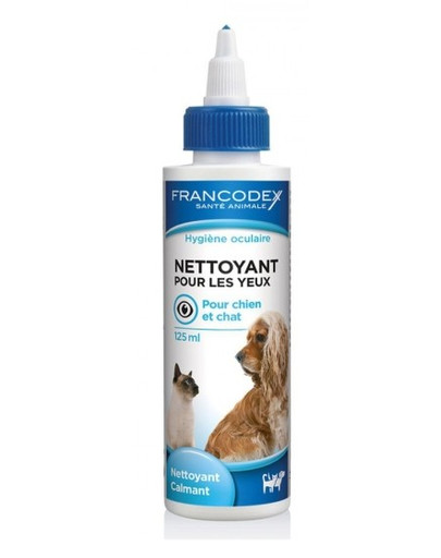 FRANCODEX Roztok na čištění očí pro psy a kočky125 ml