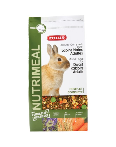 ZOLUX Směs "NutriMeal" pro dospělé králíky 800 g
