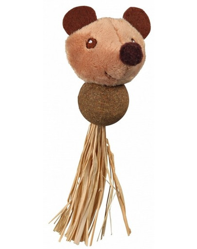 TRIXIE Plyšová myš s míčkem a catnipem 14 cm