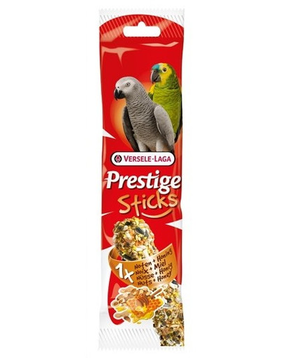 VERSELE-LAGA Prestige Stick Big Parakeets Nuts&Honey 70 g - ořech a med pro větší  papoušky