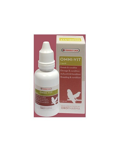 VERSELE-LAGA Omni-Vit Liquid - vitamínový preparát pro ptáky 30ml
