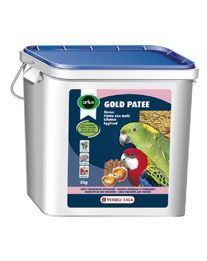 VERSELE-LAGA Gold Patee Large Parakeets And Parrots 5 kg - vaječný pokrm pro střední a velké papoušky