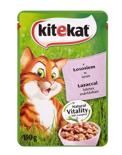 KITEKAT losos v omáčce 100g