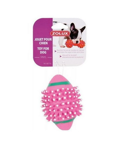 ZOLUX Hračka pro psa vinylová ježatý míč 7 cm