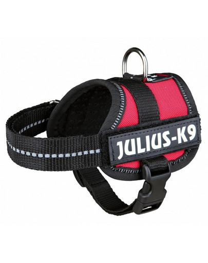 TRIXIE Postroj pro psy Julius-K9 harness M - L 58–76 cm červený