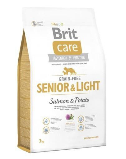 BRIT Care Dog Grain-Free Senior Salmon & Potato 3kg