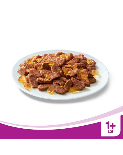WHISKASsenior jehněčí v želé 100 g x 18 + 6 ZDARMA