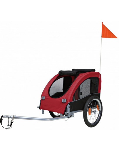 TRIXIE Vozík pro psa za jízdní kolo 45×48×74 cm červeno-černý