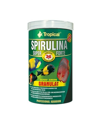 TROPICAL Super spirulina forte chips 1000 ml (520g) tuba