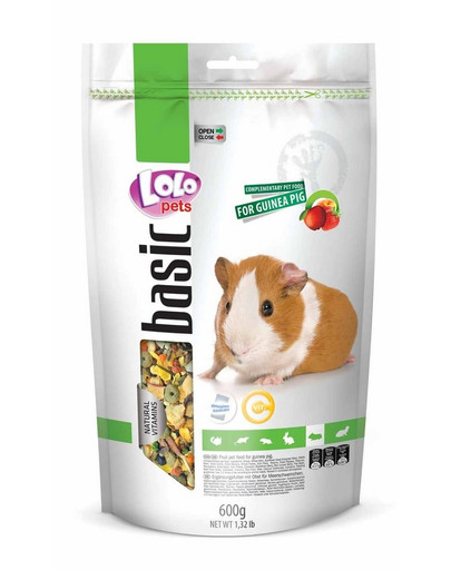 LOLO PETS pokrm ovocné pro morče 0,6 kg