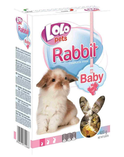 LOLO PETS krmivo pro králíka - Baby 0,4kg