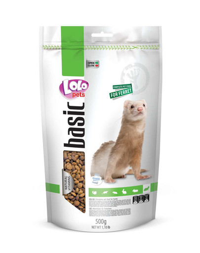 LOLO PETS Krmivo pro fretky 500 g