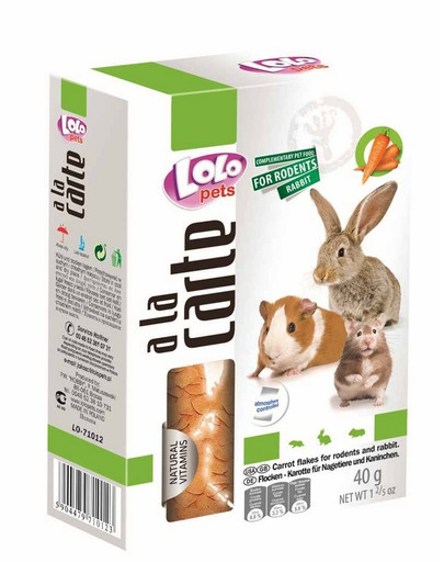 LOLO PETS Diners vločky mrkvové