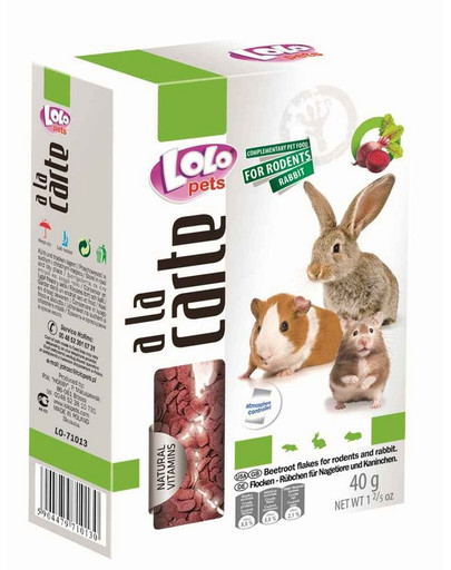 LOLO PETS Diners vločky burákové