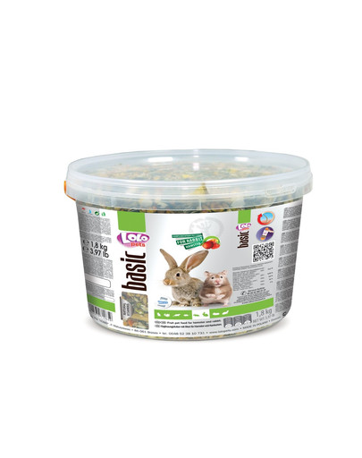 LOLO PETS Ovocné krmivo pro křečka a králíka 1,8kg