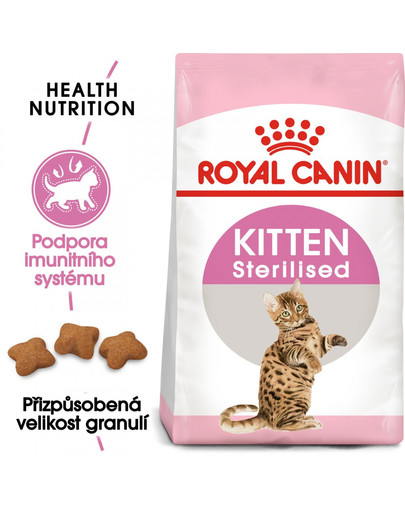 ROYAL CANIN Kitten Sterilised  4kg granule pro kastrovaná koťata