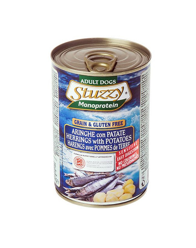 STUZZY Monoprotein sleď + brambory 400g