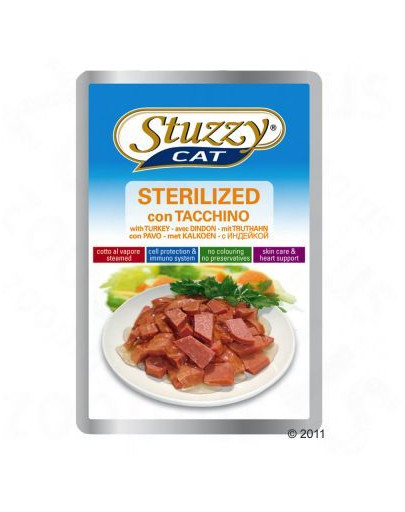 STUZZY Sterilized - S krůtím masem pro kočky sterilizované 100G