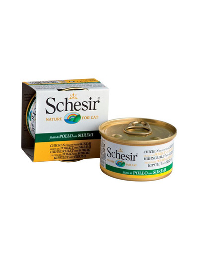 SCHESIR Filety Z Kurczaka Z Surimi W Galaretce 85G