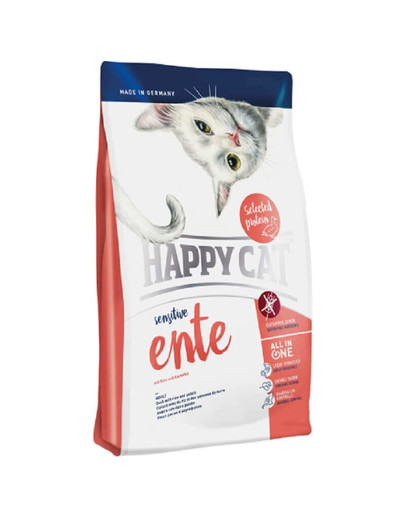 HAPPY CAT Sensitive kachna 300 g