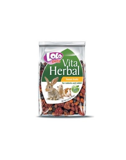 LOLO PETS Lesní ovoce pro hlodavce 150G
