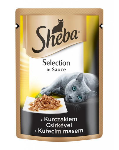 SHEBA Selection s kuřecím ve šťávě 85 g x 12