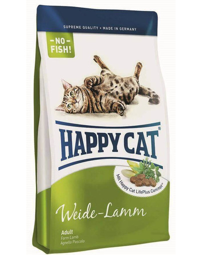 HAPPY CAT Fit & Well Adult Jehněčí 1,4 kg