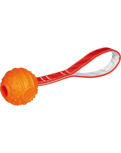 TRIXIE Míček  Na provazku TPR Soft & Strong, O 6 cm/26 cm, oranžové