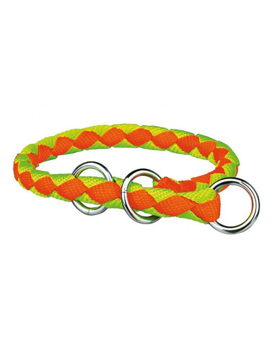 TRIXIE Obojek "Cavo", S–M: 30–36 cm/O 12 mm, Oranžovo/zelený
