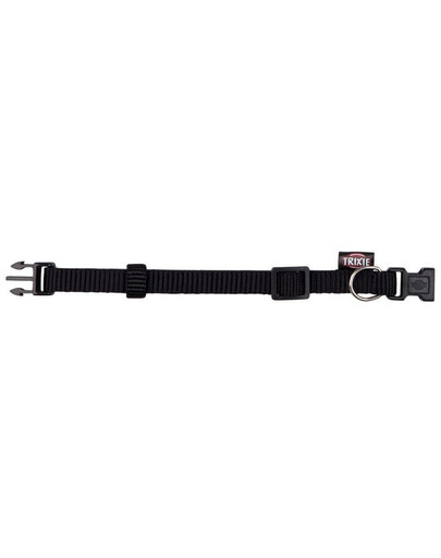 TRIXIE Obojek Premium, S–M: 25–40 cm/15 mm, černý
