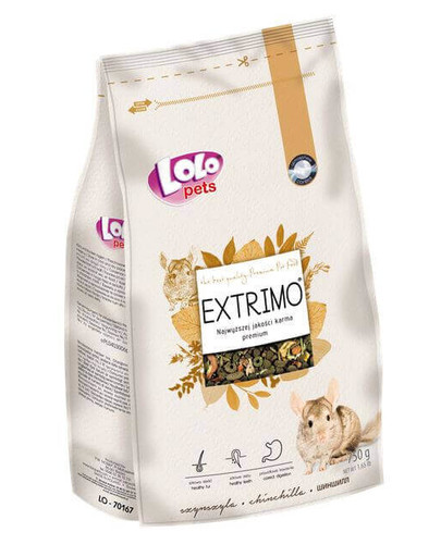 LOLO PETS Extrimo činčila 750g