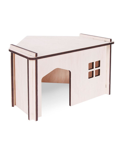 PET INN Sklopný dřevěný domek rohový 4