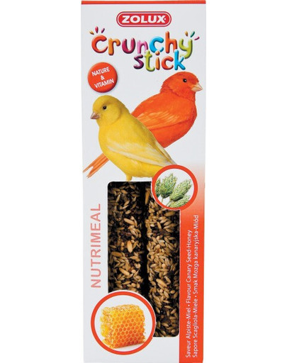 ZOLUX Crunchy Stick pro kanárky s medem 85 g