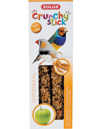 ZOLUX Crunchy Stick Exotičtí ptáci jáhly a jablko 85 g