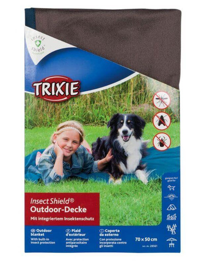 TRIXIE Deka na piknik Insect Shield 70 × 50 cm odpuzuje hmyz