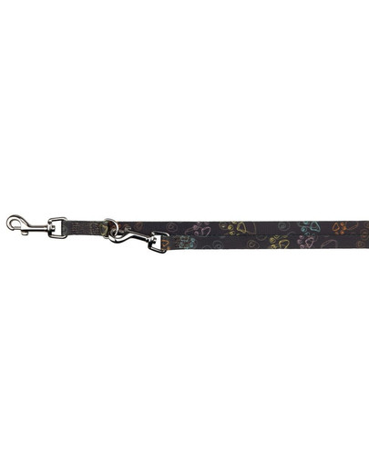 TRIXIE vodítko regulovatelné Jimmy, M–L: 2.00 M/20 mm, Hnědé